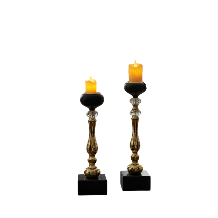 Eclipse Modern Metallic Candle Stand