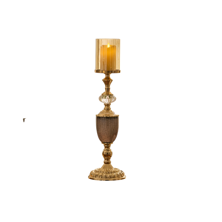 Timeless Elegance Crystal Candle Holder