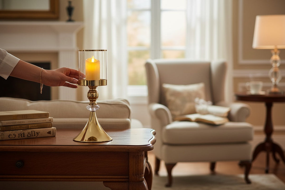 Golden Candle Stand