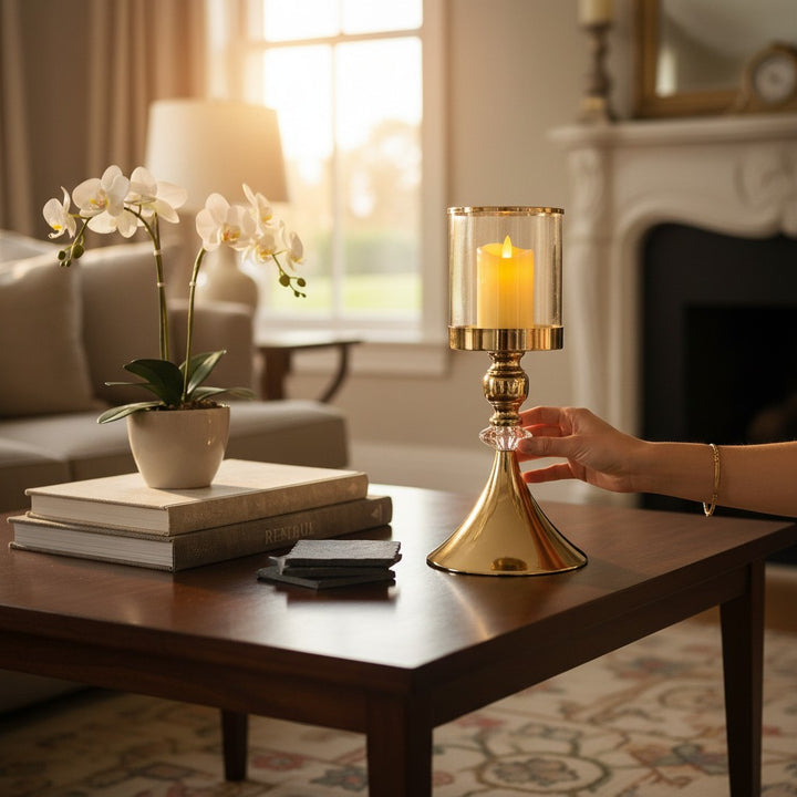 Golden Candle Stand
