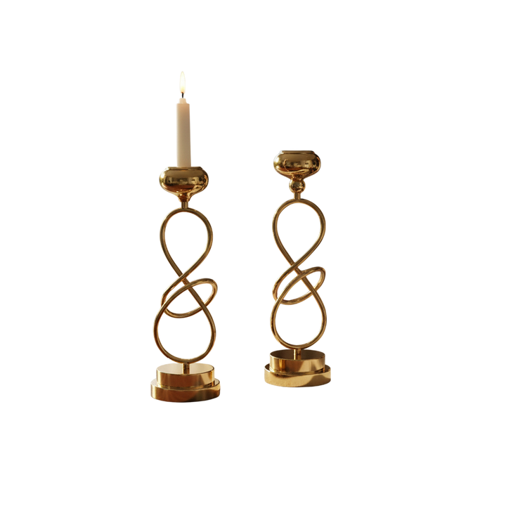 Stratos Modern Metal Candle Stand