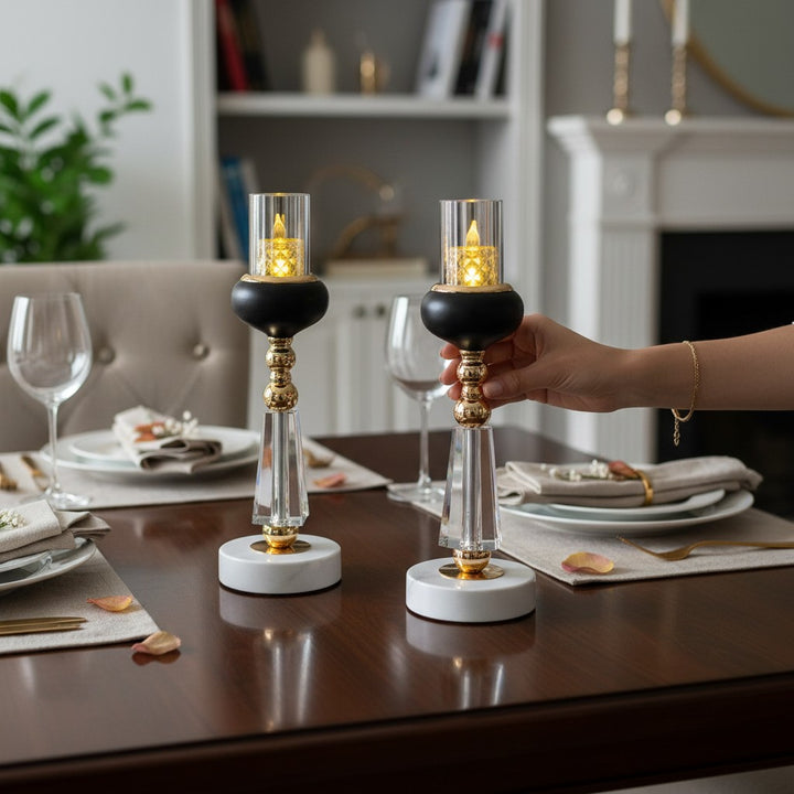 Elysian Glow Candle Holders