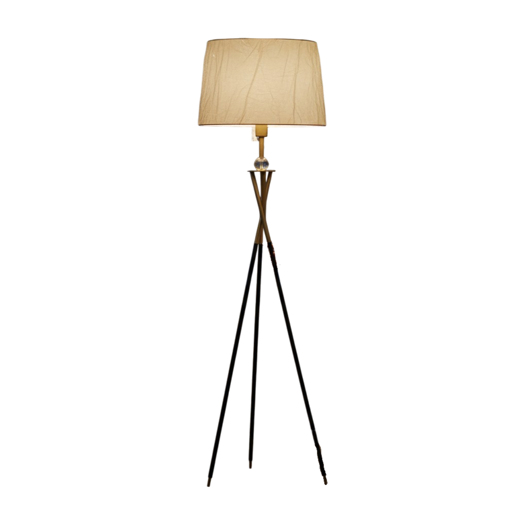Lumis Arte Metallic Tripod Floor Lamp