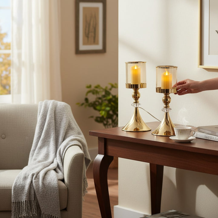 Golden Candle Stand