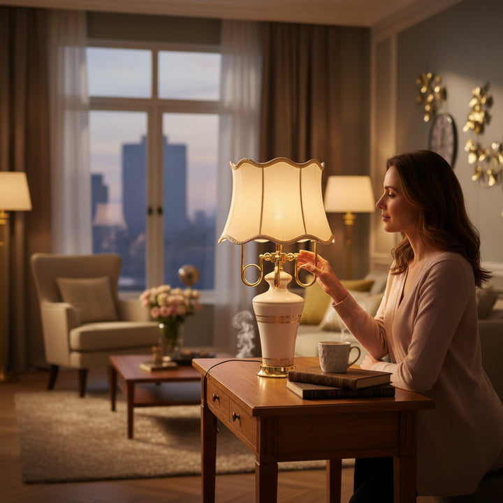 Premium Ceramic Masterpiece Table Lamp