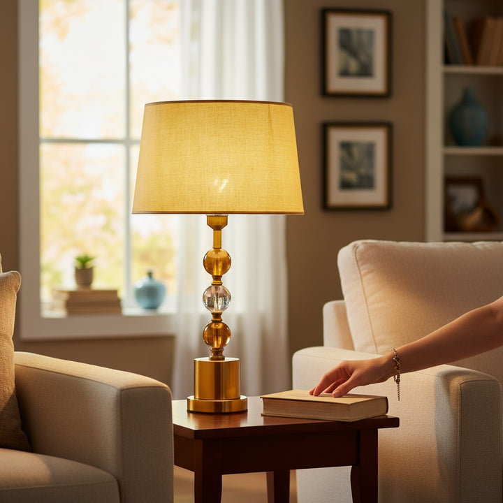 Verro Brass Accent Luxe Table Lamp