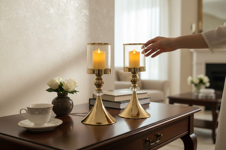 Golden Candle Stand