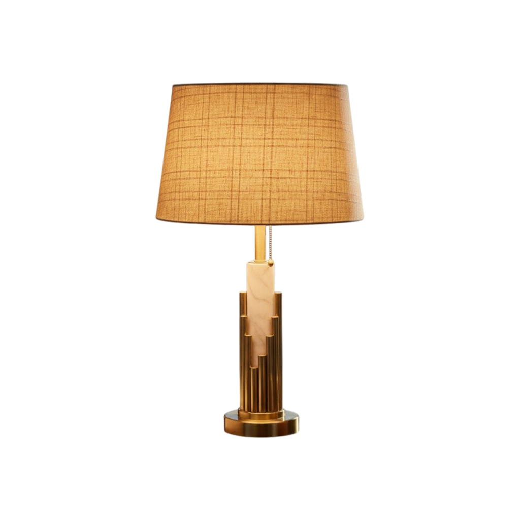 Vintage Brass Aura Table Lamp
