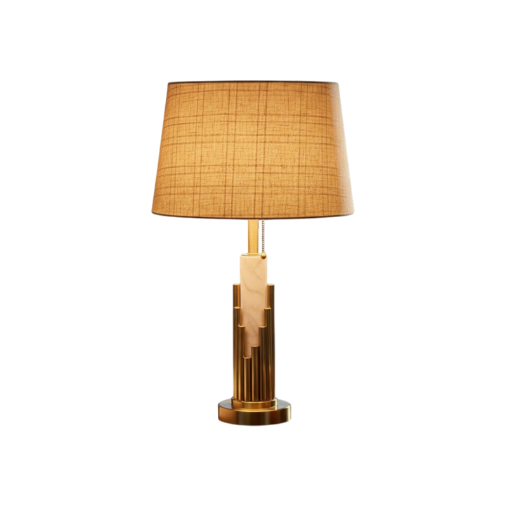 Vintage Brass Aura Table Lamp