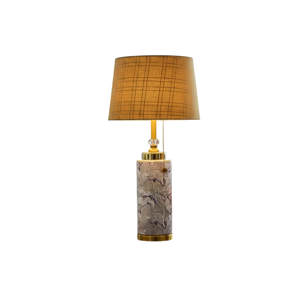 Serenite Minimalist Sculpted Ceramic Table Lamp