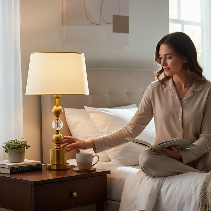 Verro Brass Accent Luxe Table Lamp