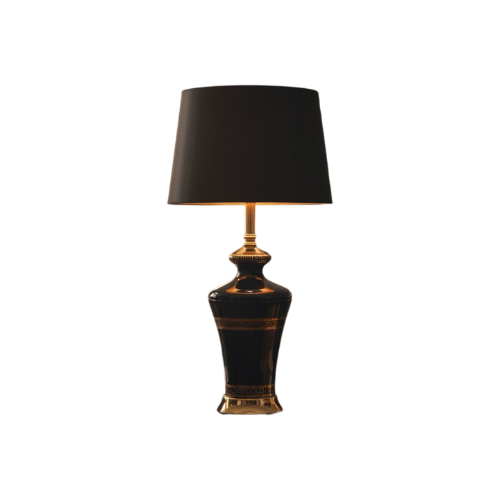 Versace Midnight Glass Side Table Lamp
