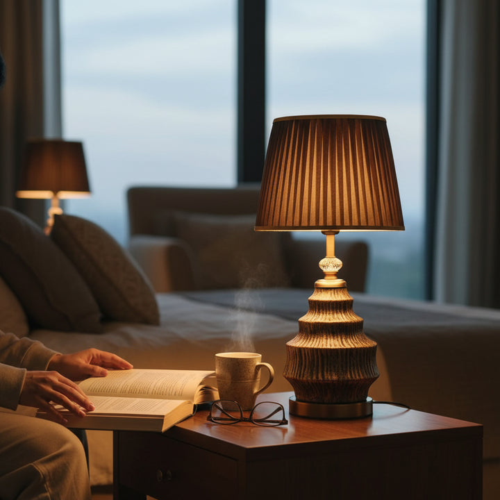 Modern Ceramic Side Table Lamp for Stylish Home Décor