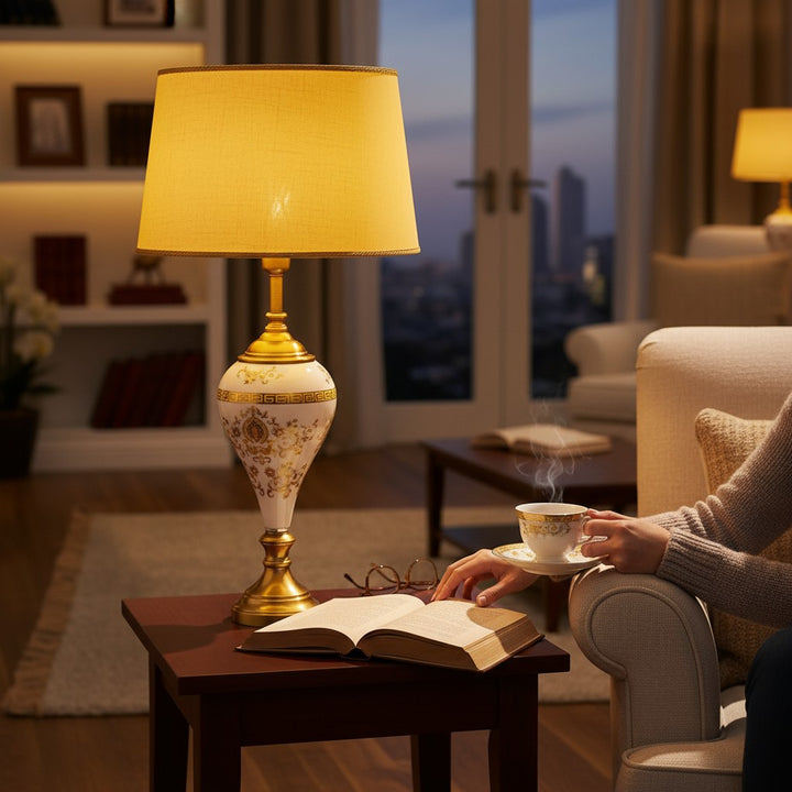Versace Luna Luxe Side Table Lamp