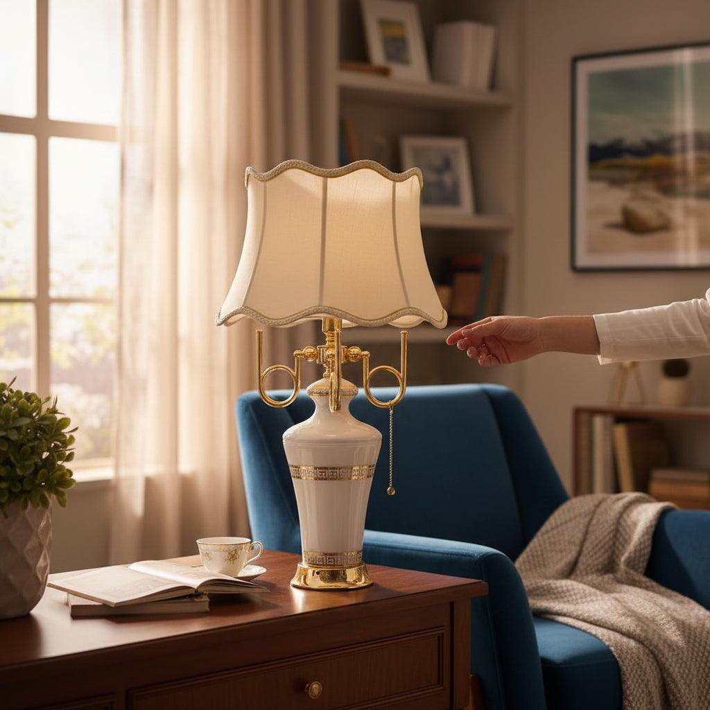 Premium Ceramic Masterpiece Table Lamp