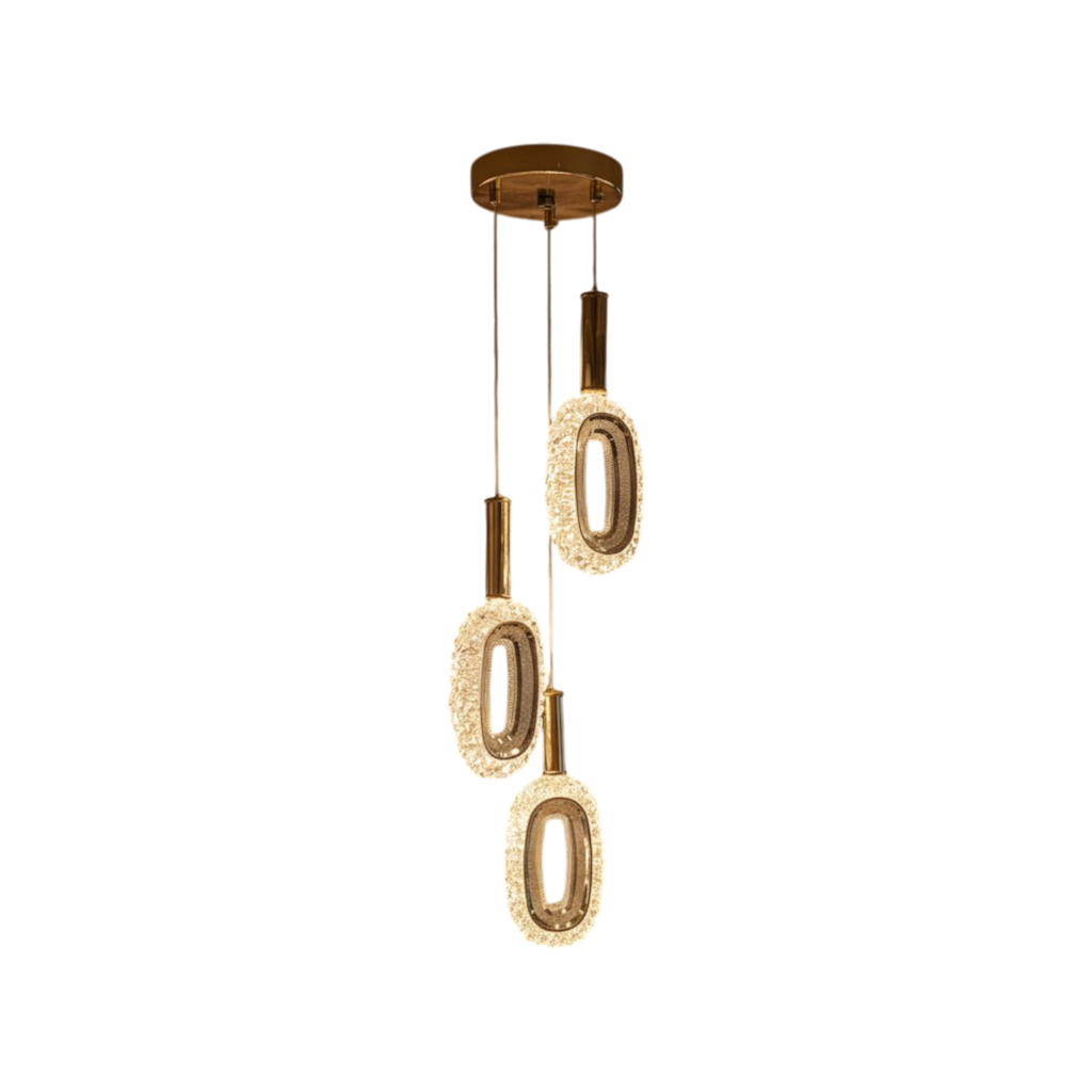 Astra Crystal Halo Pendant Lights