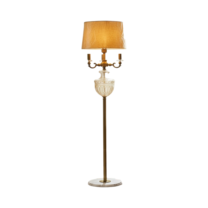 Imperial Grace Vintage Trio-Light Floor Lamp