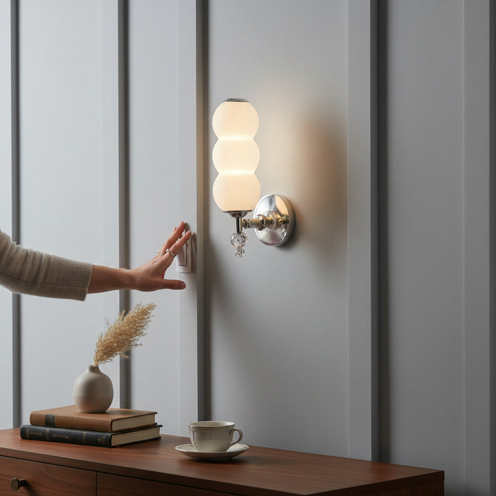 Aurelio Luxe Metallic 3-Tone LED Wall Light