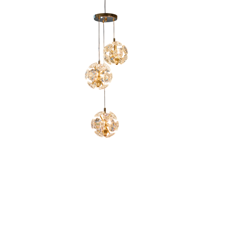 Crystal Lotus Aura Chandelier