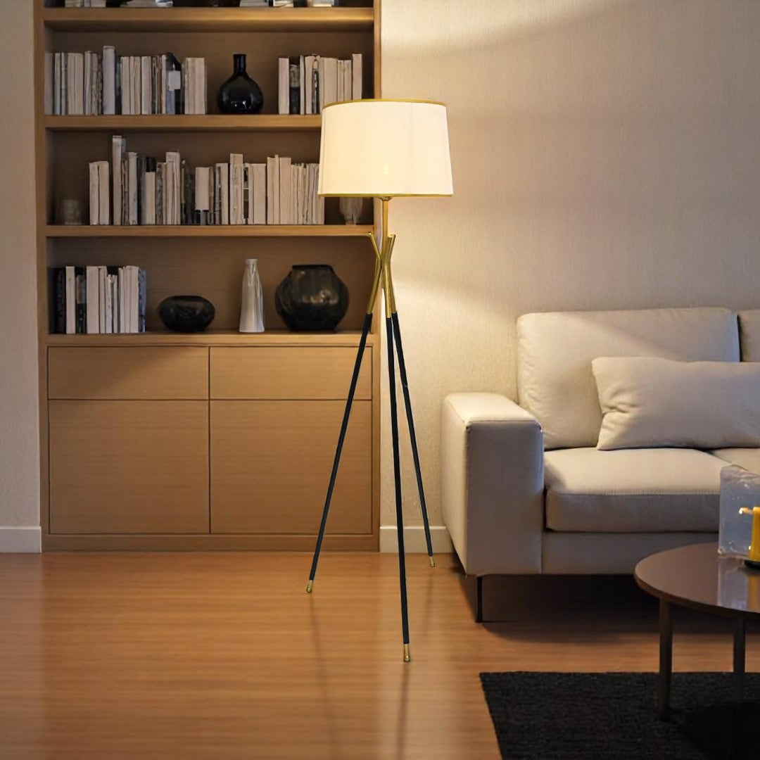 Halo Pod – Metallic Floor Lamp