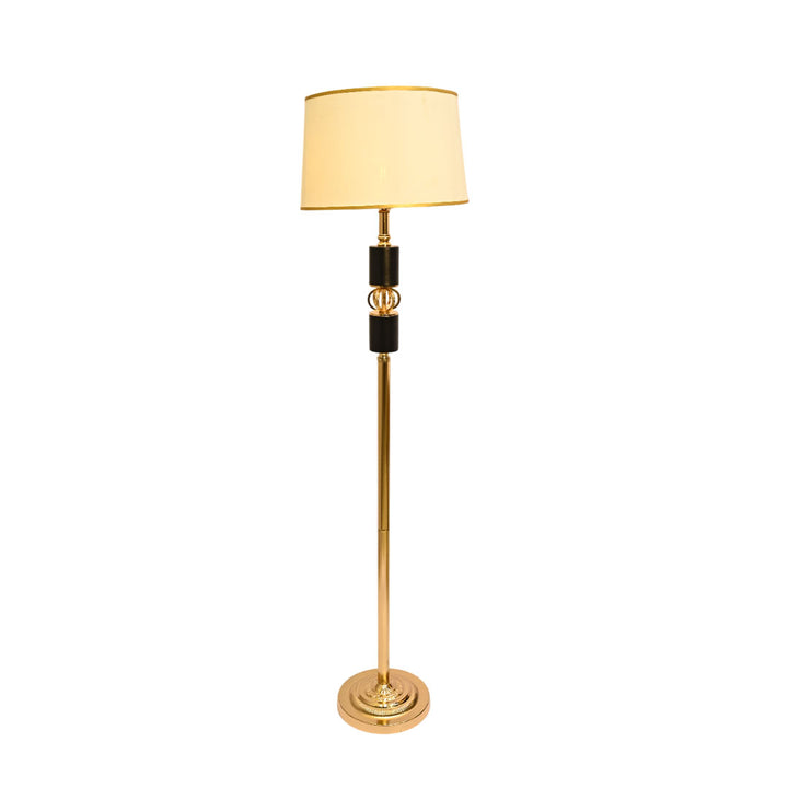 Obsidian – Matte Rose Gold Floor Lamp